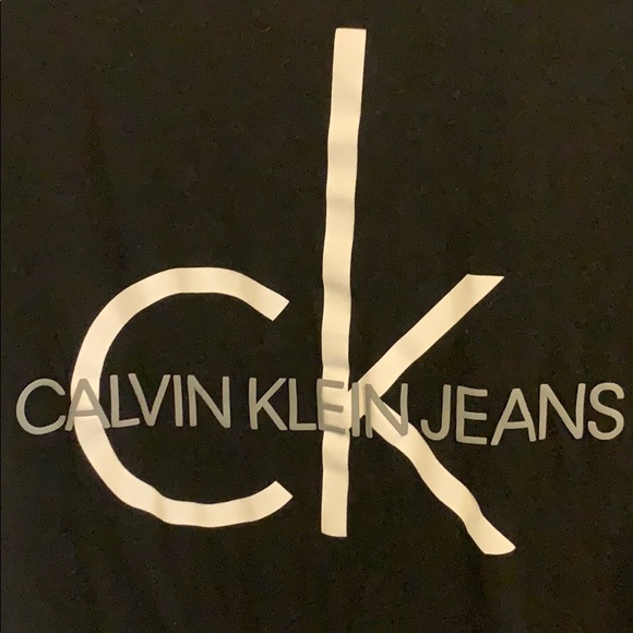Black Calvin Klein t-shirt dress - Picture 4 of 4